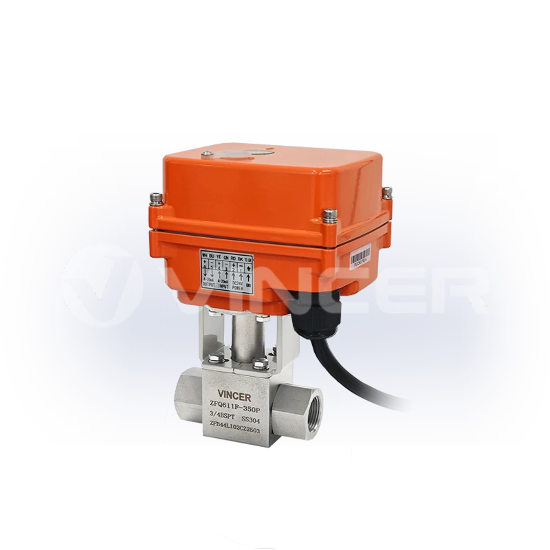 Miniature Electric High Pressure Ball Valve - VINCER